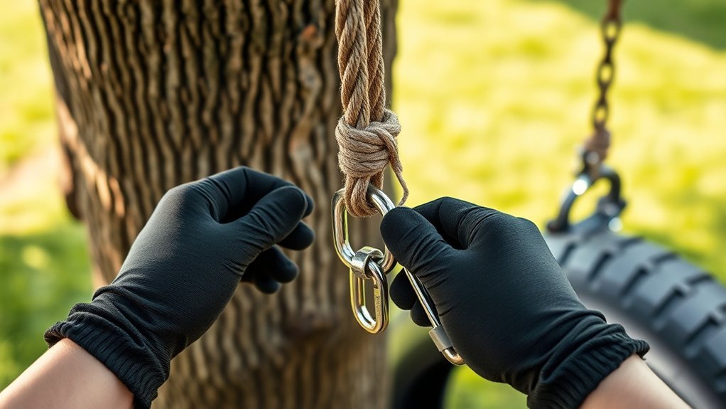 secure durable swing connections
