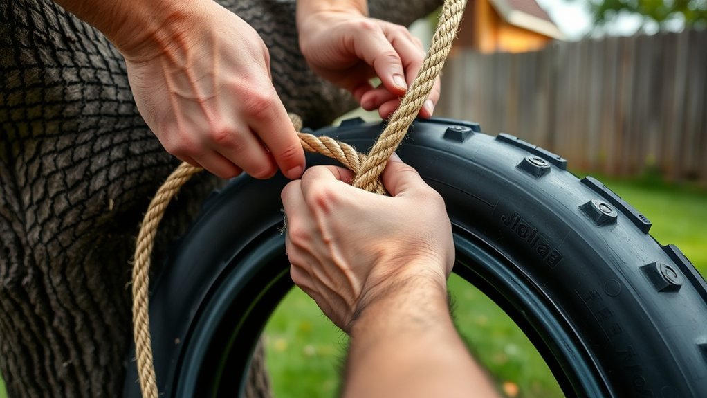 secure rope and check