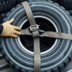 secure tires for transport