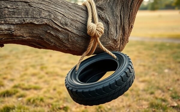 securely hang tire swing