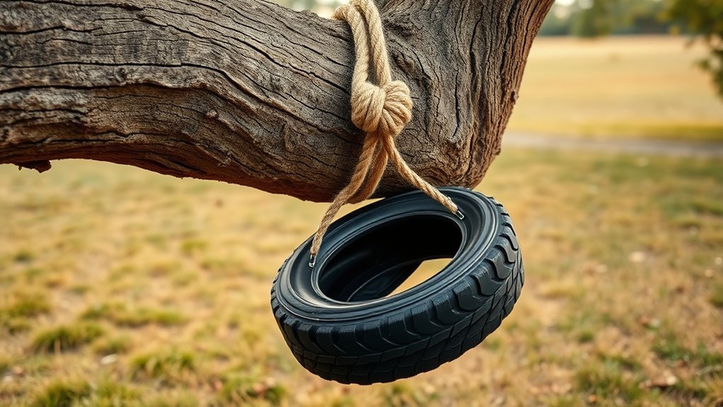 securely hang tire swing