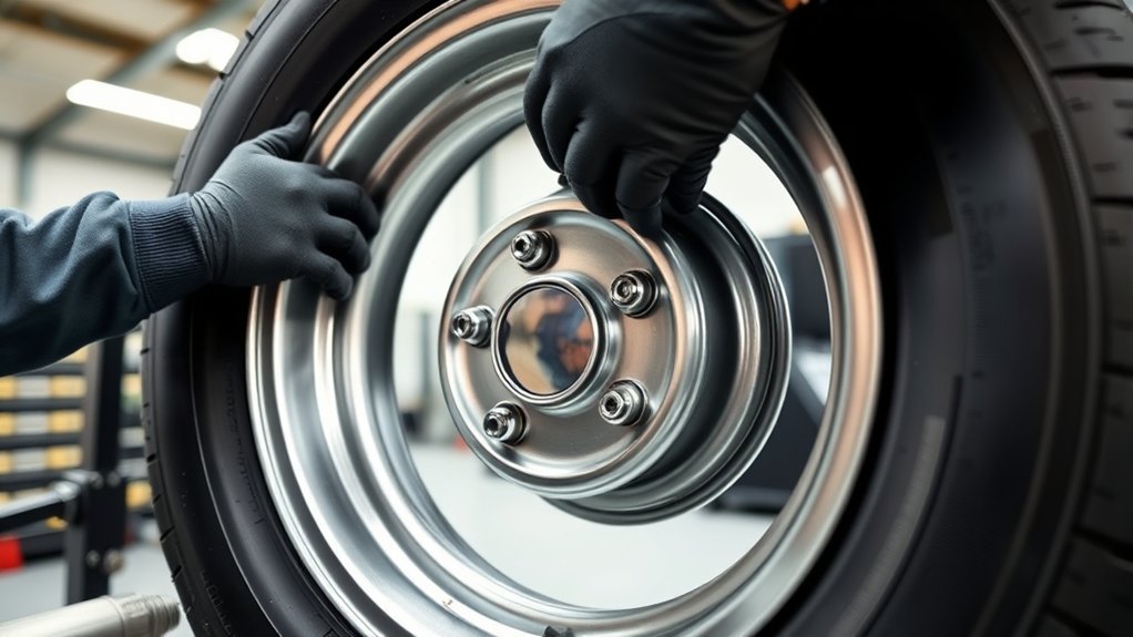 securely lock wheel assembly