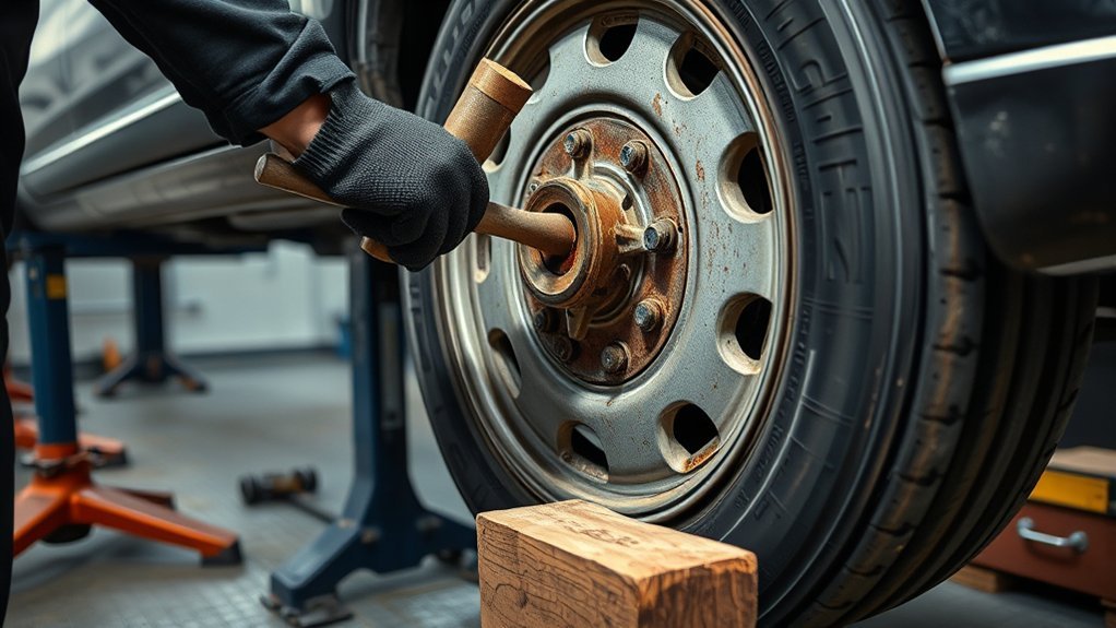 seized tire removal techniques