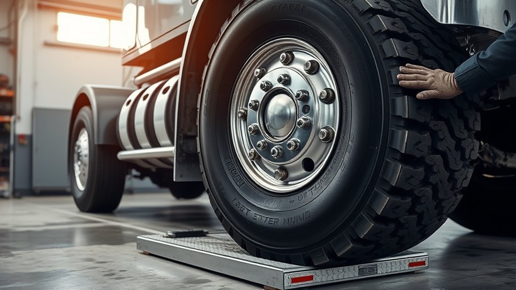 semi tire weight impact