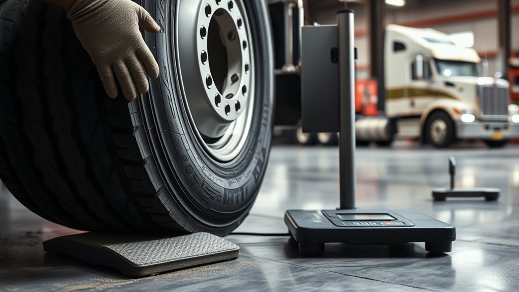 semi tire weight impacts efficiency