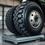 semi truck tire weight