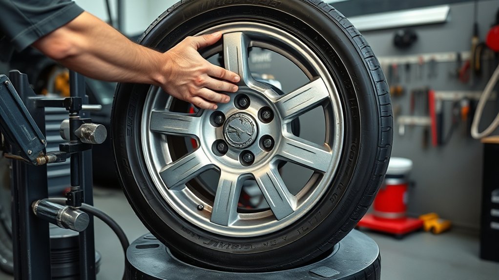 setup tire machine safely
