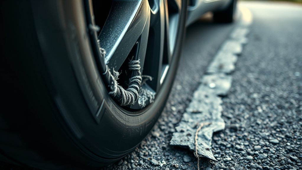 severe tire damage warning
