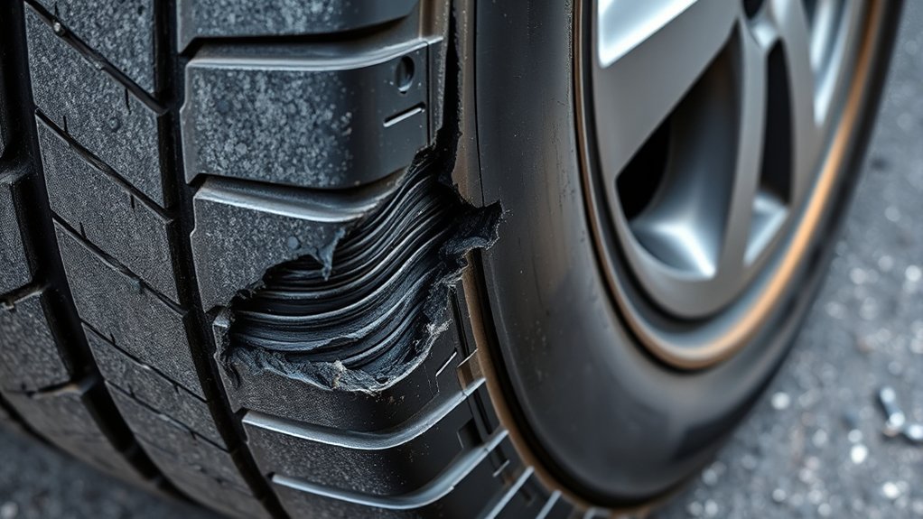 sidewall damage requires replacement