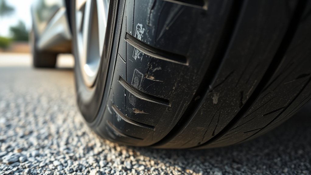 signs of tire damage
