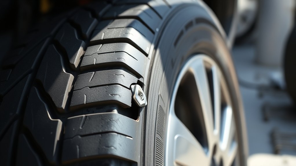 signs of tire damage