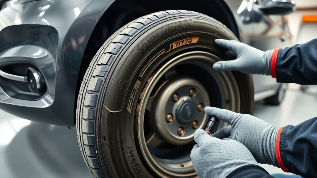 signs of tire damage