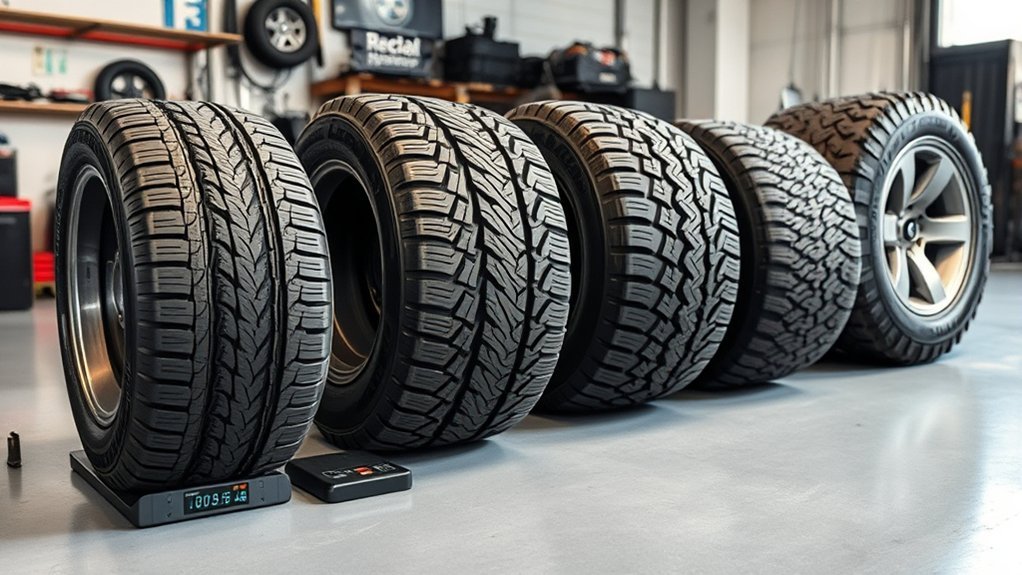 suv tire weight range