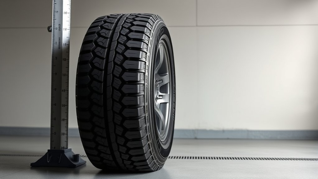 275/70R18 tire showing a tall sidewall and broad truck tire stance