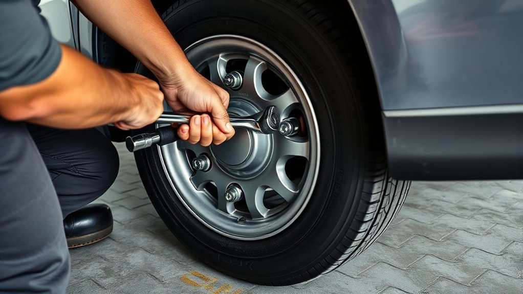 test lug nuts tightness carefully