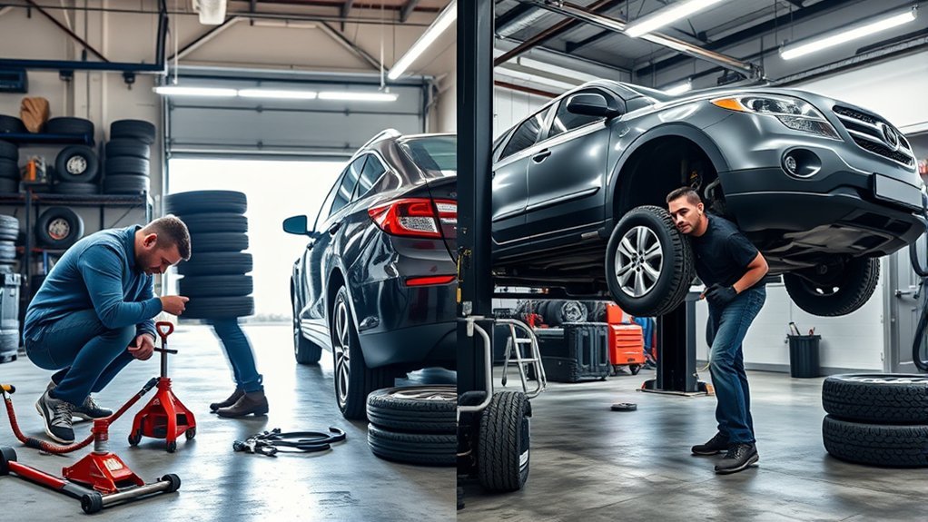 time efficiency in tire changes