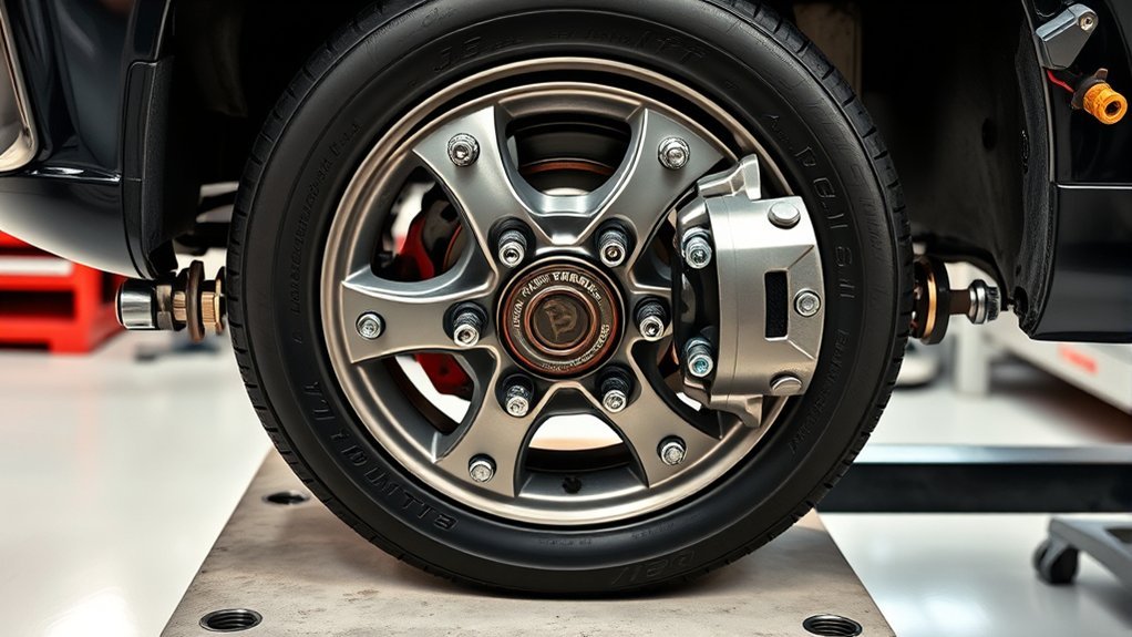 tire attachment to axle