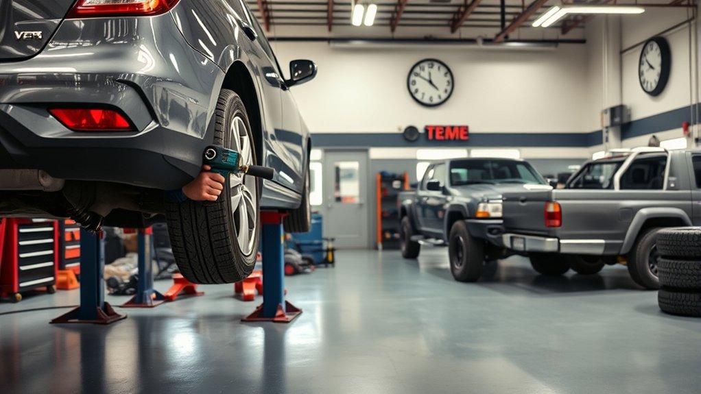 tire change time estimates