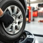 tire changing machine guide