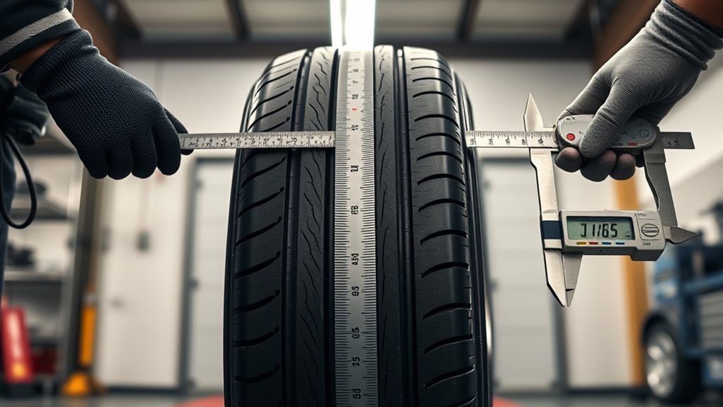tire diameter measurement techniques