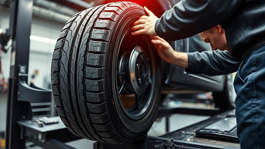 tire feathering from misalignment