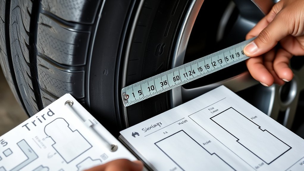 step-by-step tire height calculation process