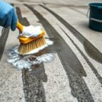 tire marks cement removal