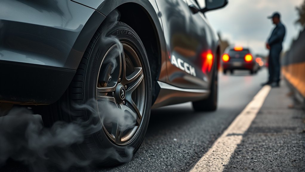 tire overheating due to friction