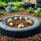 tire potato planting guide