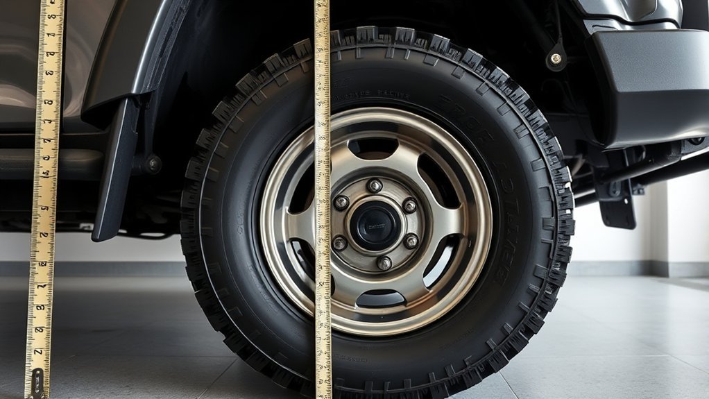 tire pressure and clearance