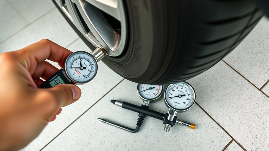 tire pressure measurement tool