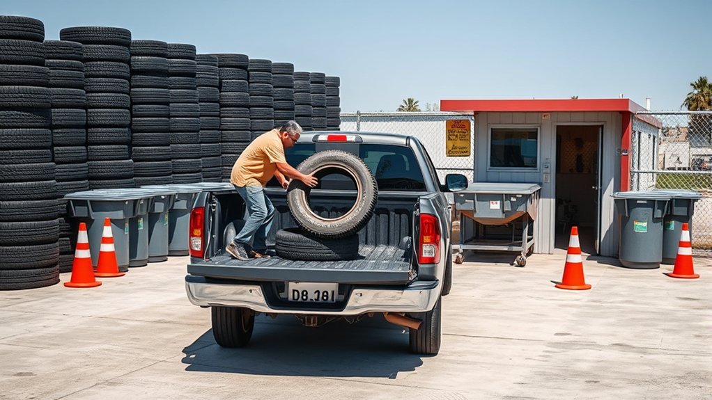 tire recycling drop off programs
