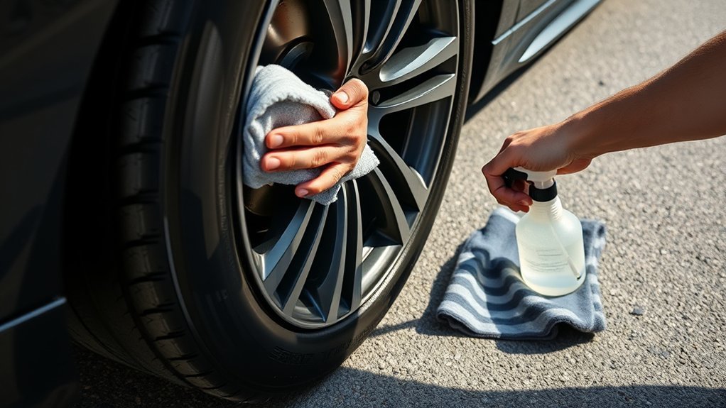 tire shine enhances protection