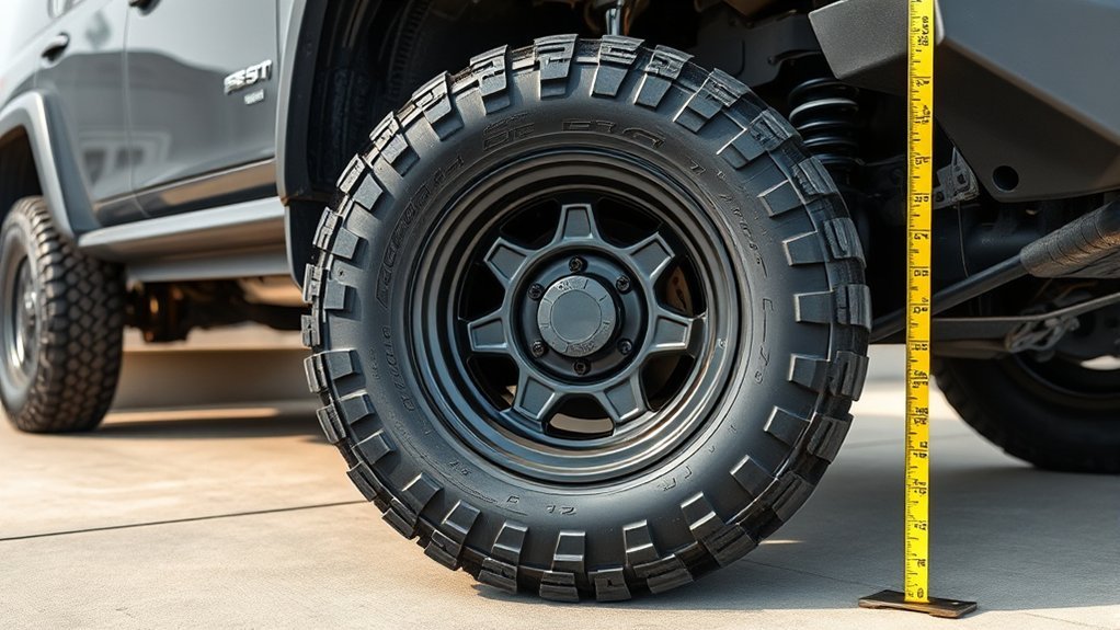 tire size affects clearance
