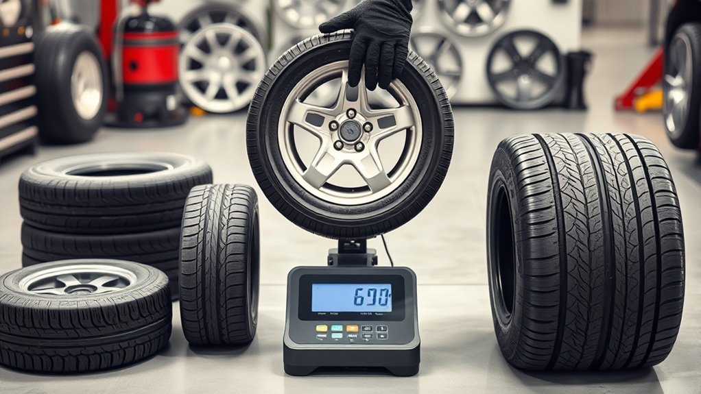 tire size affects weight