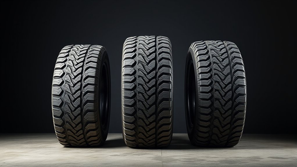 Comparison graphic for 275/70R18 tire size and nearby truck tire sizes