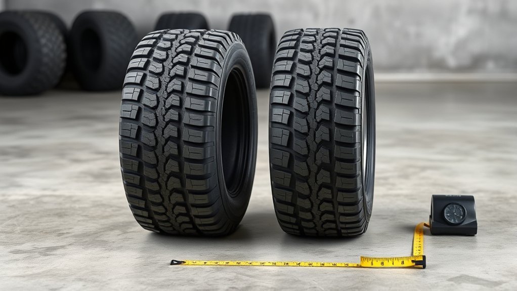 tire size comparison benefits