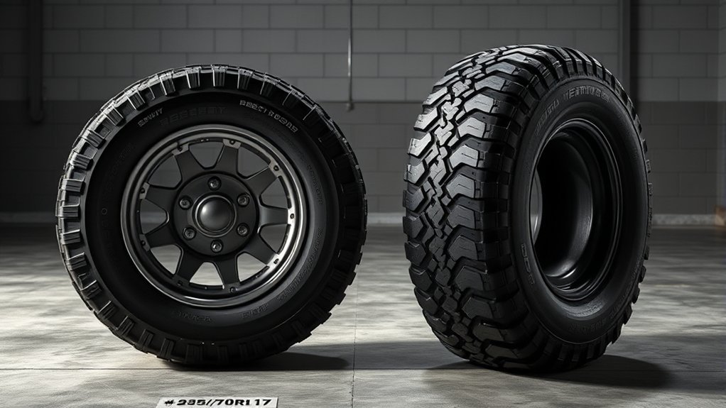 tire size comparison details