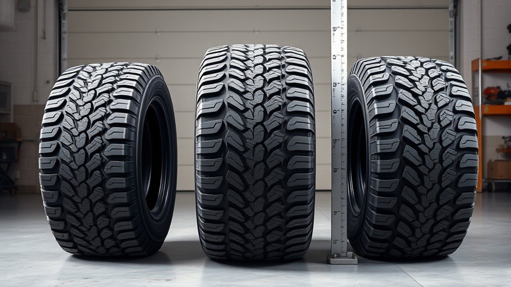 tire size comparison details