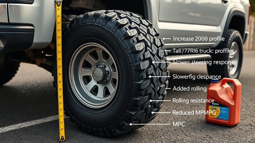 tire size impacts handling
