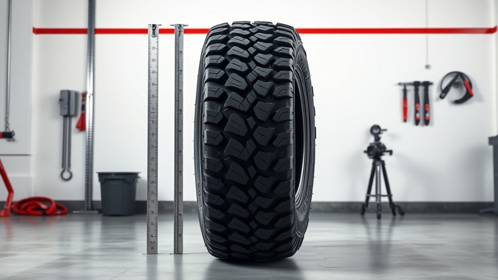 tire size measurement variability