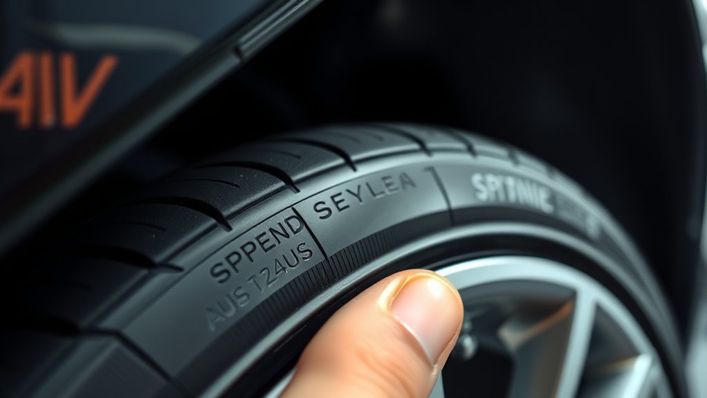 tire speed rating location