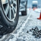 tire studding for winter traction