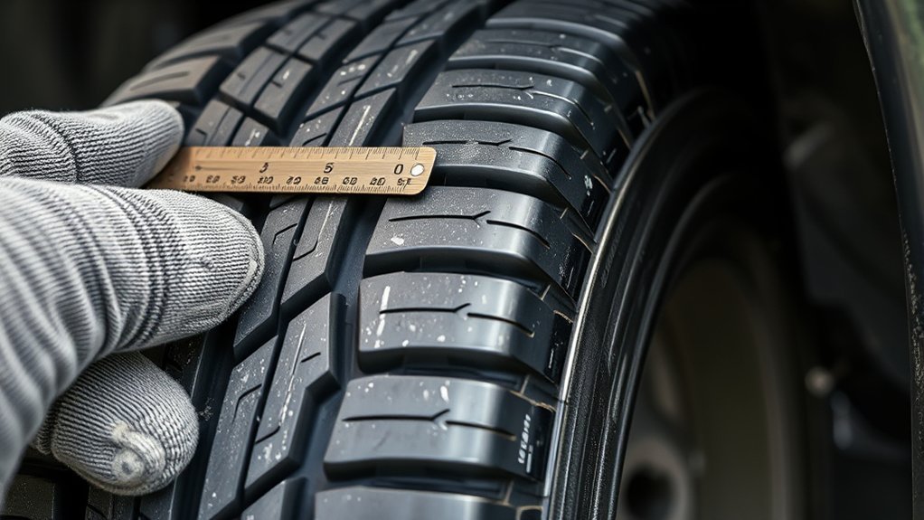 tire tread depth measurement