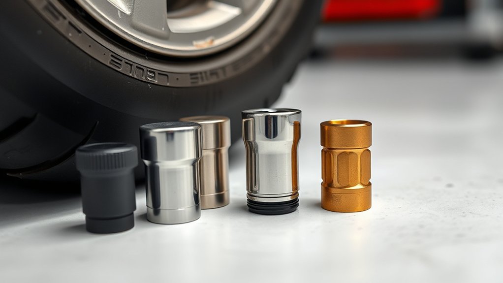 tire valve cap materials