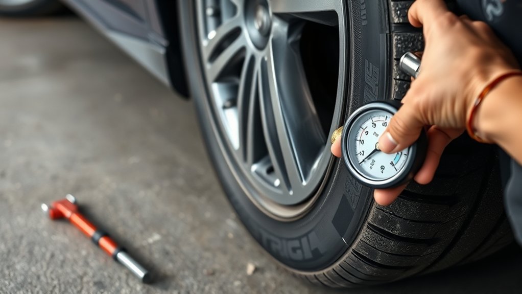tire wear alignment pressure
