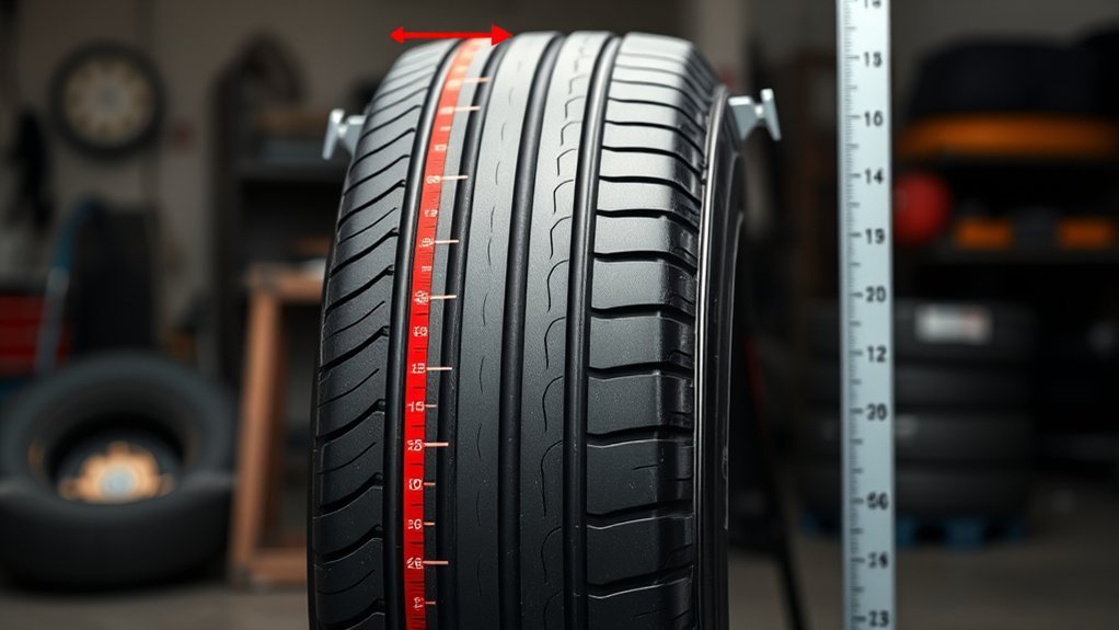 tire width affects height