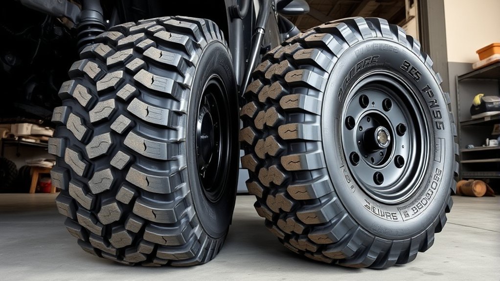 tire width and clearance