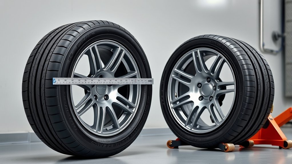 tire width versus section width