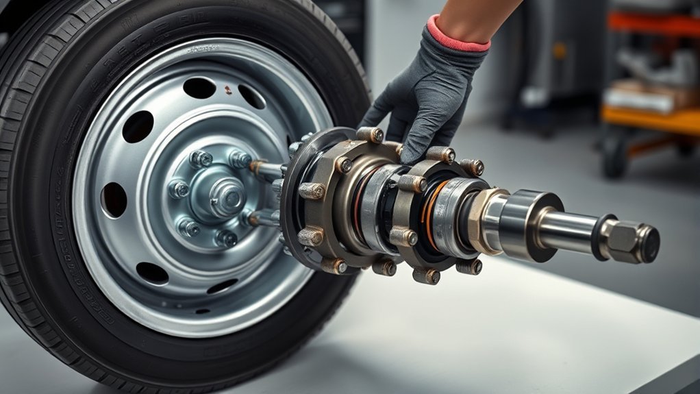 trailer wheel assembly components
